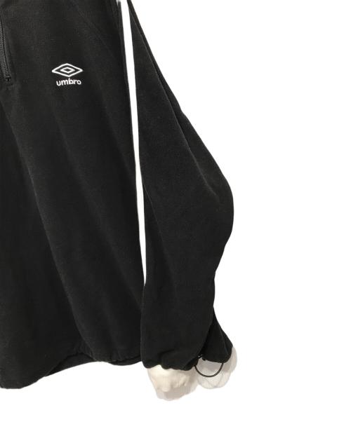 UMBRO（アンブロ）UMBRO (アンブロ) PUBLUX (パブリュクス) 別注フリースプルオーバー ブラック サイズ:Mの古着・服飾アイテム