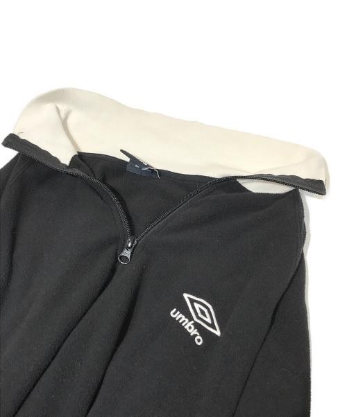 UMBRO（アンブロ）UMBRO (アンブロ) PUBLUX (パブリュクス) 別注フリースプルオーバー ブラック サイズ:Mの古着・服飾アイテム