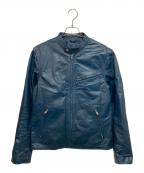 RHENIUMレニウム）の古着「RHENIUM レザージャケット」｜ブルー