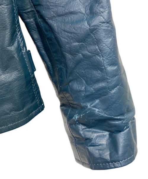 RHENIUM（レニウム）RHENIUM (レニウム) RHENIUM レザージャケット ブルー サイズ:40の古着・服飾アイテム