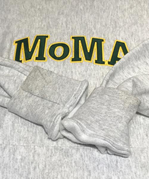 Champion REVERSE WEAVE（チャンピオン リバース ウィーブ）Champion REVERSE WEAVE (チャンピオン リバース ウィーブ) MoMA (モマ) リバースタイプフーディ グレー サイズ:Lの古着・服飾アイテム