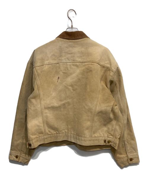 CarHartt（カーハート）CarHartt (カーハート) ヴィンテージダックトラッカージャケット ベージュ サイズ:不明(L-XL相当)の古着・服飾アイテム