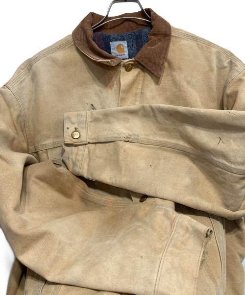CarHartt（カーハート）CarHartt (カーハート) ヴィンテージダックトラッカージャケット ベージュ サイズ:不明(L-XL相当)の古着・服飾アイテム