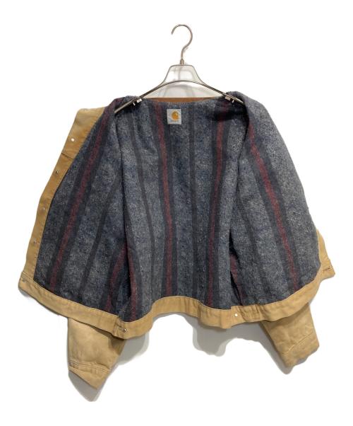 CarHartt（カーハート）CarHartt (カーハート) ヴィンテージダックトラッカージャケット ベージュ サイズ:不明(L-XL相当)の古着・服飾アイテム