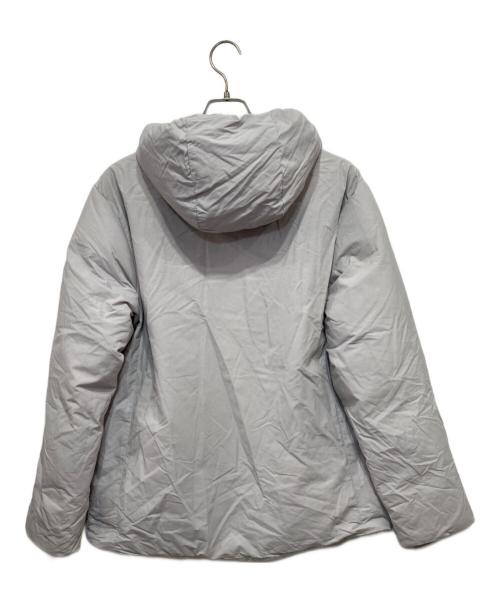 green label relaxing（グリーンレーベルリラクシング）green label relaxing (グリーンレーベルリラクシング) BIWATEX フード ダウン ブルゾン -撥水- グレー サイズ:Lの古着・服飾アイテム