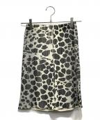PLEATS PLEASEプリーツプリーズ）の古着「ヒョウ柄プリーツハーフパンツ」｜グリーン