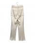NVRFRGT (ネヴァーフォーゲット) RECYCLED COTTON STUDDED LOUNGE PANTS ホワイト サイズ:1：13000円