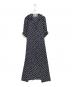 bilitis dix-sept ans（ビリティスディセッタン）の古着「ドット ドレス」｜ネイビー