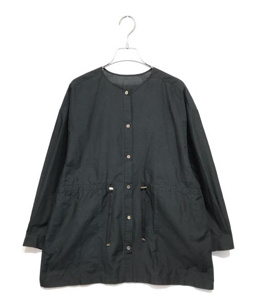 自由区（ジユウク）自由区 (ジユウク) シアーメモリー ブルゾン ブラック サイズ:38の古着・服飾アイテム