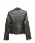 allureville (アルアバイル) ラムレザーライダースジャケット ブラック サイズ:3：4000円
