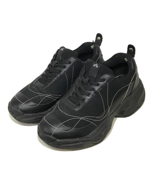 OAO（オーエーオー）OAO (オーエーオー) SUNLIGHTスニーカー ブラック サイズ:26.5cmの古着・服飾アイテム