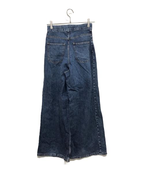 JOHN LAWRENCE SULLIVAN（ジョン ローレンス サリバン）JOHN LAWRENCE SULLIVAN (ジョン ローレンス サリバン) Womens washed denim wide pants インディゴ サイズ:Sの古着・服飾アイテム