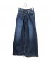 JOHN LAWRENCE SULLIVAN（ジョン ローレンス サリバン）の古着「Womens washed denim wide pants」｜インディゴ