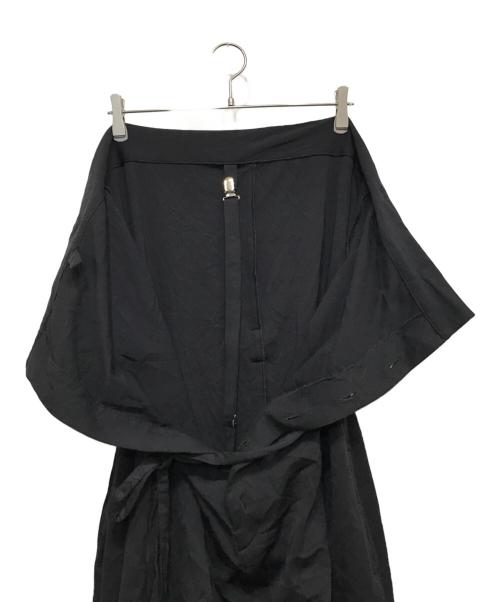 Y's（ワイズ）Y's (ワイズ) ワンサスペンダー サルエルパンツ ブラック サイズ:2の古着・服飾アイテム