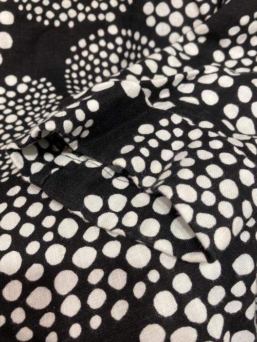 marimekko（マリメッコ）marimekko (マリメッコ) プケッティ柄膝丈ワンピース ブラック サイズ:36の古着・服飾アイテム