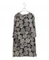 marimekko（マリメッコ）の古着「プケッティ柄膝丈ワンピース」｜ブラック