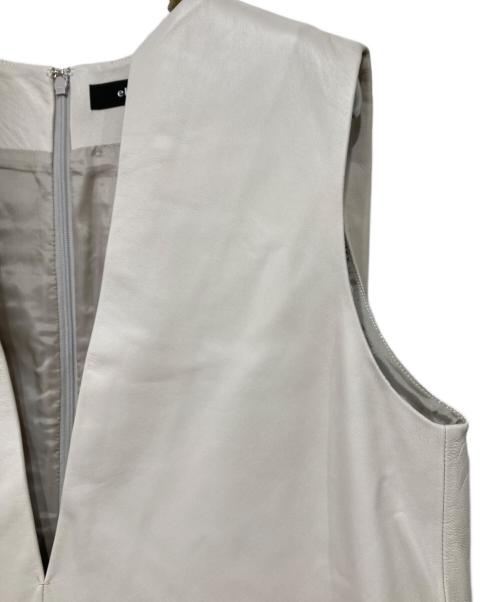ebure（エブール）ebure (エブール) ノースリーブワンピース ベージュ サイズ:38の古着・服飾アイテム