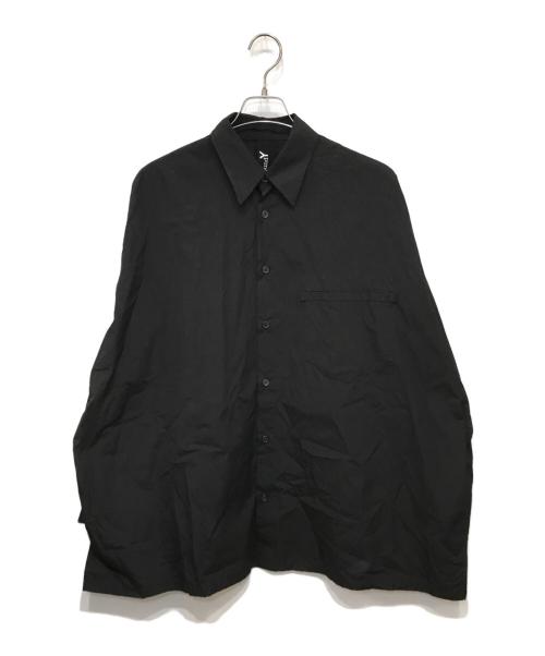 GROUND Y（グラウンドワイ）GROUND Y (グラウンドワイ) バックロゴ長袖シャツ ブラック サイズ:1の古着・服飾アイテム