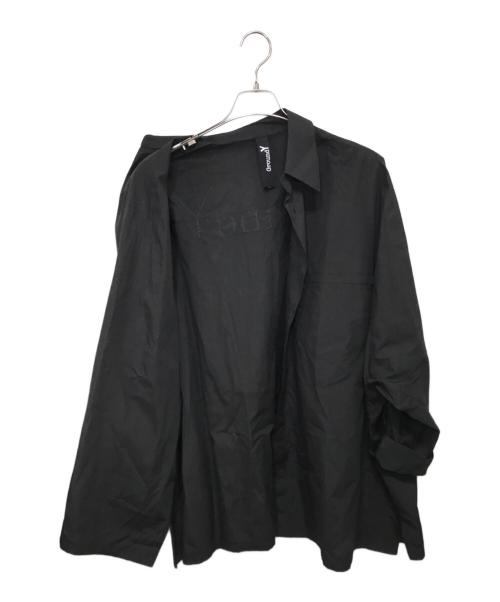 GROUND Y（グラウンドワイ）GROUND Y (グラウンドワイ) バックロゴ長袖シャツ ブラック サイズ:1の古着・服飾アイテム