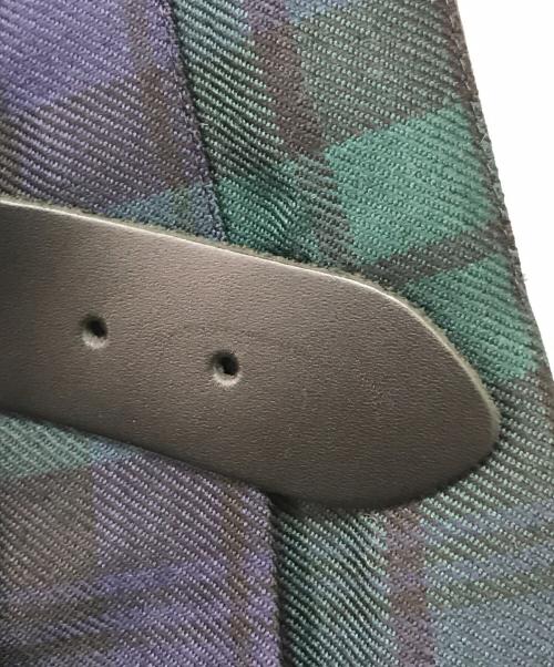 O'NEIL OF DUBLIN（オニールオブダブリン）O'NEIL OF DUBLIN (オニールオブダブリン) キルトラップスカート ネイビー サイズ:F36の古着・服飾アイテム