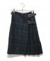 O'NEIL OF DUBLIN（オニールオブダブリン）の古着「キルトラップスカート」｜ネイビー