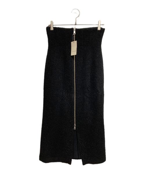 Whim Gazette（ウィムガゼット）Whim Gazette (ウィムガゼット) ZIPサスペンダーワンピース ブラック サイズ:38の古着・服飾アイテム