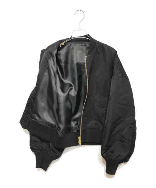 Noble（ノーブル）Noble (ノーブル) ヴィンテージナイロンコンパクトMA1 ブラック サイズ:記載なしの古着・服飾アイテム