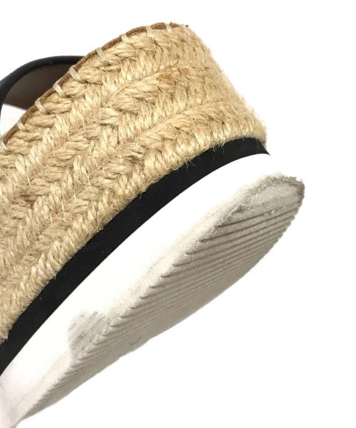 SEE BY CHLOE（シーバイクロエ）SEE BY CHLOE (シーバイクロエ) ウェッジソールサンダル ブラック サイズ:37の古着・服飾アイテム