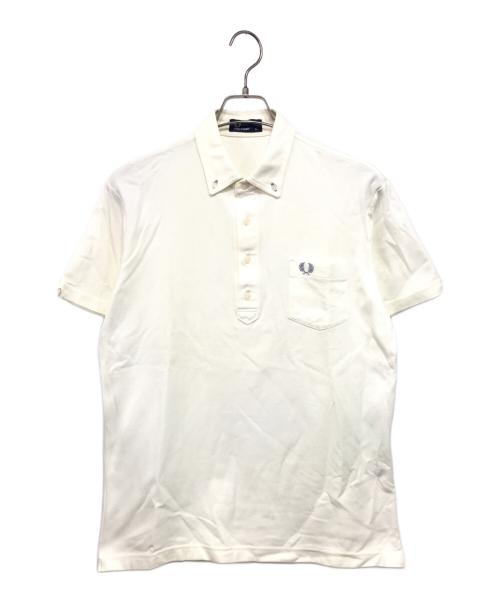 FRED PERRY（フレッドペリー）FRED PERRY (フレッドペリー) ポロシャツ ホワイト サイズ:XLの古着・服飾アイテム