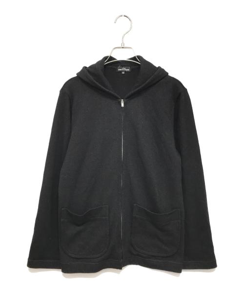 tricot COMME des GARCONS（トリココムデギャルソン）tricot COMME des GARCONS (トリココムデギャルソン) ニットジップパーカー ブラック サイズ:Sの古着・服飾アイテム
