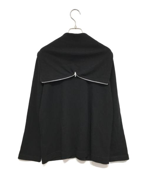 tricot COMME des GARCONS（トリココムデギャルソン）tricot COMME des GARCONS (トリココムデギャルソン) ニットジップパーカー ブラック サイズ:Sの古着・服飾アイテム