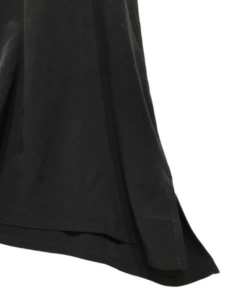 Y's（ワイズ）Y's (ワイズ) CREPE de CHINE BIG DRESS ブラック サイズ:1の古着・服飾アイテム