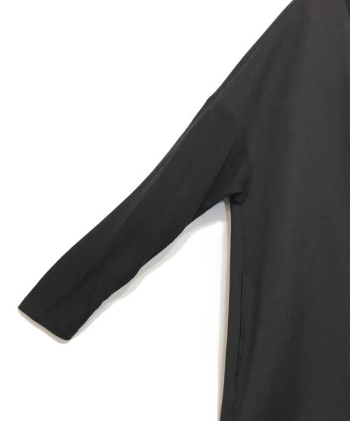 MOYURU（モユル）MOYURU (モユル) カットソーワンピース ブラック サイズ:M-Lの古着・服飾アイテム