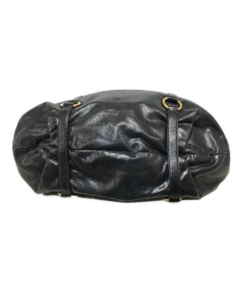 MIU MIU（ミュウミュウ）MIU MIU (ミュウミュウ) 2WAYショルダーバッグ ブラックの古着・服飾アイテム