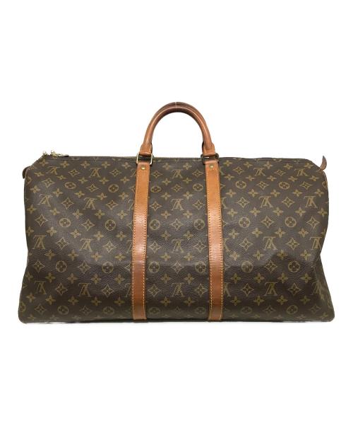 LOUIS VUITTON（ルイ ヴィトン）LOUIS VUITTON (ルイ ヴィトン) キーポル55 ボストンバッグ ブラウンの古着・服飾アイテム