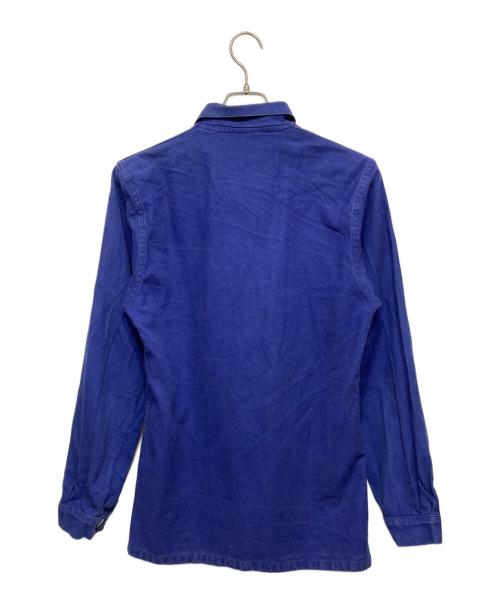 USED（ユーズド）USED (ユーズド) フレンチワーク カバーオールジャケット ブルー サイズ:46の古着・服飾アイテム