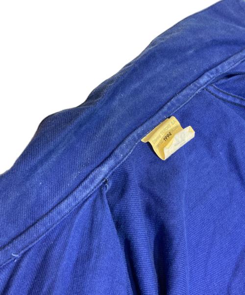 USED（ユーズド）USED (ユーズド) フレンチワーク カバーオールジャケット ブルー サイズ:46の古着・服飾アイテム