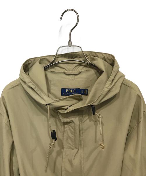 POLO RALPH LAUREN（ポロ・ラルフローレン）POLO RALPH LAUREN (ポロ・ラルフローレン) ポニー刺繍モッズコート ベージュ サイズ:XSの古着・服飾アイテム