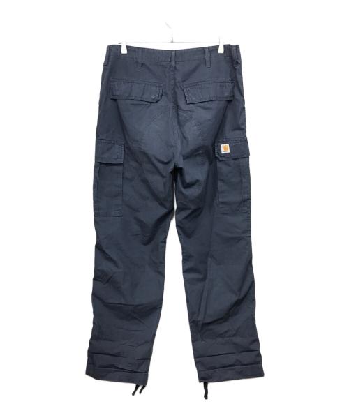 Carhartt WIP（カーハート ワークインプログレス）CARHARTT WIP (カーハート ワークインプログレス) リップストップカーゴパンツ ネイビー サイズ:34の古着・服飾アイテム