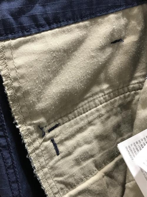 Carhartt WIP（カーハート ワークインプログレス）CARHARTT WIP (カーハート ワークインプログレス) リップストップカーゴパンツ ネイビー サイズ:34の古着・服飾アイテム