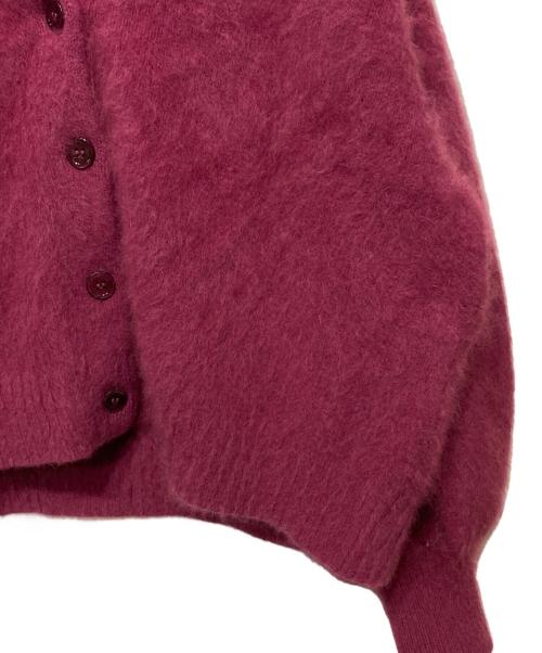 IENA（イエナ）IENA (イエナ) IENA LA BOUCLE ファーニットカーディガン パープル サイズ:記載なしの古着・服飾アイテム