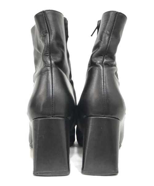 MARYAM NASSIR ZADEH（マリアムナッシアーザデー）maryam nassir zadeh (マリアムナッシアーザデー) サイドジップヒールブーツ ブラック サイズ:38の古着・服飾アイテム