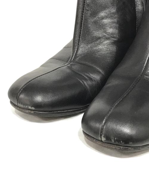 MARYAM NASSIR ZADEH（マリアムナッシアーザデー）maryam nassir zadeh (マリアムナッシアーザデー) サイドジップヒールブーツ ブラック サイズ:38の古着・服飾アイテム