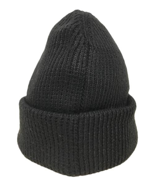 ALEXANDER WANG（アレキサンダー・ワン）ALEXANDER WANG (アレキサンダーワン) DEBOSS BEANIE ニット帽 ブラックの古着・服飾アイテム
