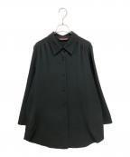 詩仙堂 BY HITOSHIシセンドウバイヒロシ）の古着「ちりめんブラウス」｜ブラック