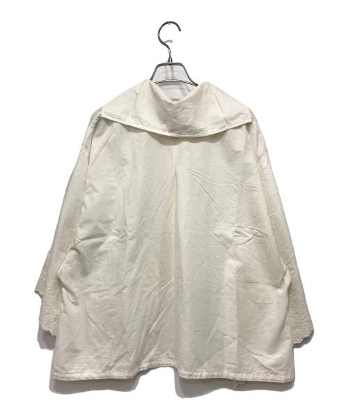 millie haven（ミリーヘイヴォン）millie haven (ミリーヘイヴォン) ワイドブラウス ホワイト サイズ:FREEの古着・服飾アイテム