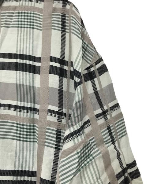KEI HAYAMA PLUS（ケイ ハヤマ プリュス）KEI HAYAMA PLUS (ケイ ハヤマ プリュス) チェックシャツワンピース グリーン サイズ:FREEの古着・服飾アイテム