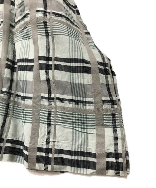 KEI HAYAMA PLUS（ケイ ハヤマ プリュス）KEI HAYAMA PLUS (ケイ ハヤマ プリュス) チェックシャツワンピース グリーン サイズ:FREEの古着・服飾アイテム
