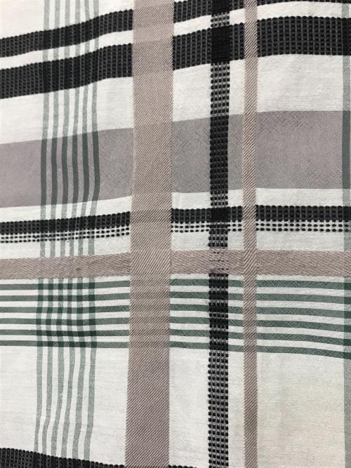 KEI HAYAMA PLUS（ケイ ハヤマ プリュス）KEI HAYAMA PLUS (ケイ ハヤマ プリュス) チェックシャツワンピース グリーン サイズ:FREEの古着・服飾アイテム