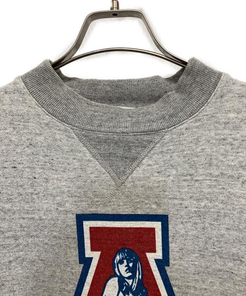 Hysteric Glamour（ヒステリックグラマー）Hysteric Glamour (ヒステリックグラマー) カレッジヒスガールプリントスウェット グレー サイズ:FREEの古着・服飾アイテム